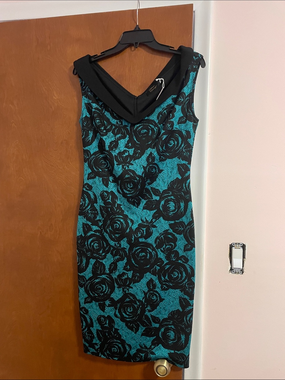 Floral off the shoulder midi dress